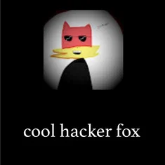cool hacker fox