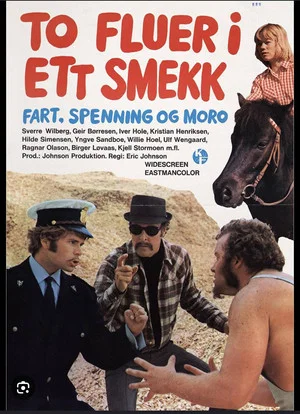 Постер: To fluer i ett smekk
