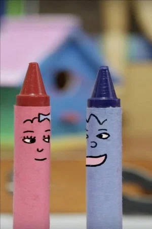 Постер: Five Counting Crayons