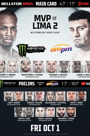 Постер: Bellator 267: Lima vs. MVP 2