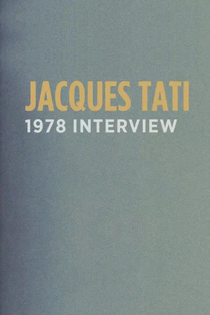 Постер: Ciné regards: Jacques Tati