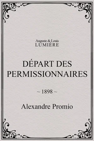 Постер: Départ des permissionnaires