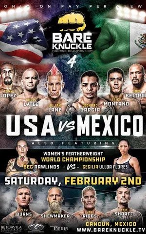 Постер: Bare Knuckle Fighting Championship 4