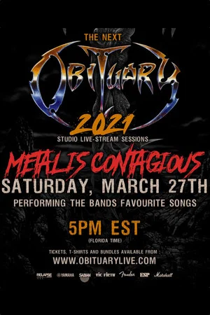 Постер: Obituary - Metalis Contagious Live Stream