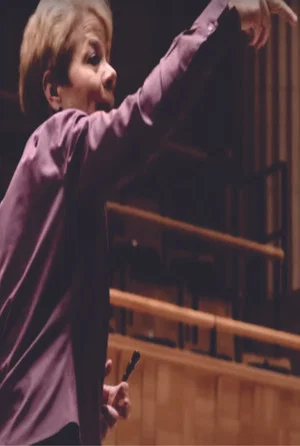 Постер: Marin Alsop: Um dia na Osesp