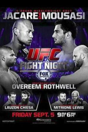 Постер: UFC Fight Night 50: Jacare vs. Mousasi