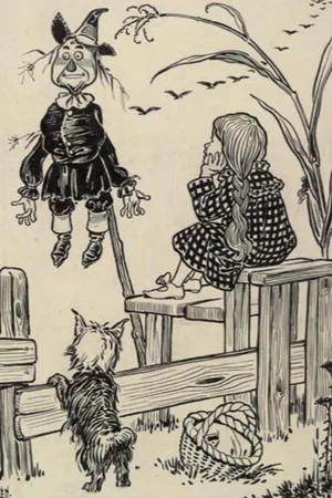 Постер: Dorothy and the Scarecrow in Oz