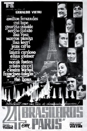 Постер: Quatro Brasileiros em Paris