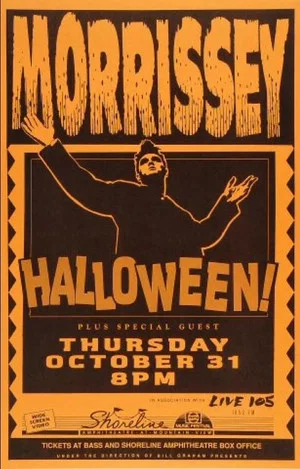 Постер: Morrissey - Live at the Shoreline Amphitheatre