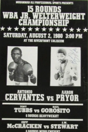 Постер: Antonio Cervantes vs. Aaron Pryor