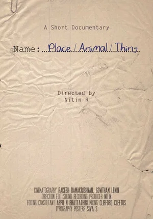 Постер: Name, Place, Animal, Thing