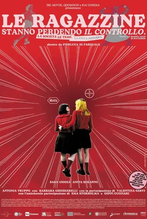 Постер: Le ragazzine stanno perdendo il controllo. La società le teme. La fine è azzurra.