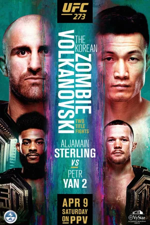 Постер: UFC 273: Volkanovski vs. The Korean Zombie