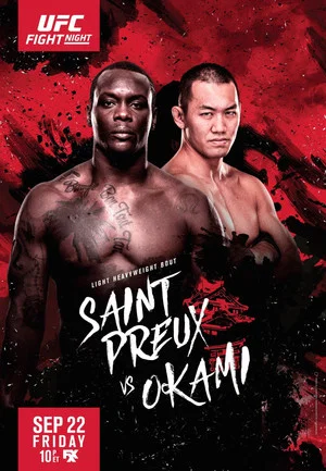 Постер: UFC Fight Night 117: Saint Preux vs. Okami