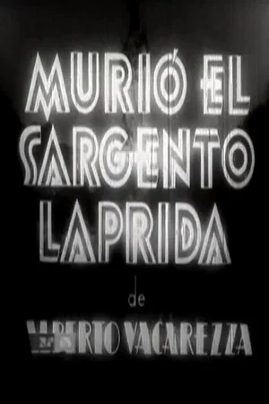 Постер: Murió el sargento Laprida