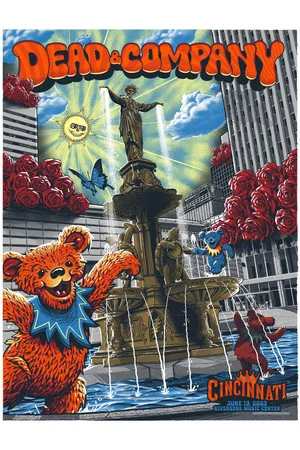 Постер: Dead & Company: 2023-06-13 Riverbend Music Center, Cincinnati, OH, USA