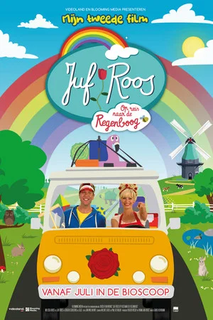 Постер: Juf Roos: Op reis naar de regenboog