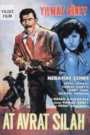 Постер: Horse, Woman and Gun