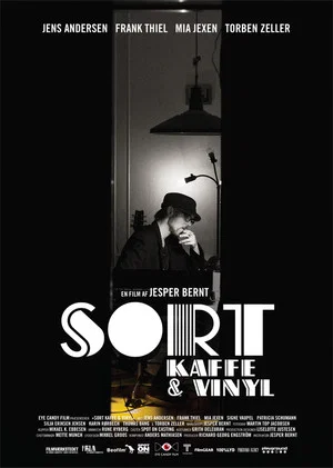 Постер: Sort kaffe & vinyl