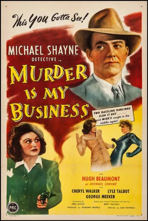 Постер: Murder Is My Business