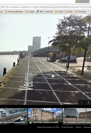 Постер: Visit to Lloyd Hotel via Google Earth
