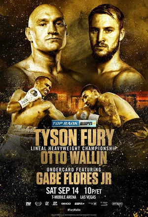 Постер: Tyson Fury vs. Otto Wallin