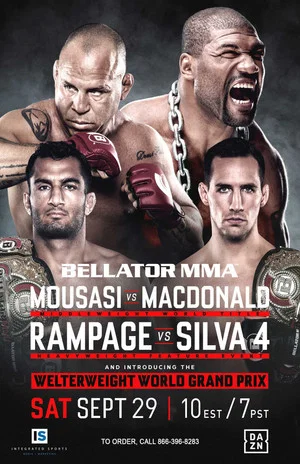 Постер: Bellator 206: Mousasi vs. MacDonald