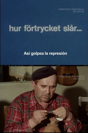 Постер: Así golpea la represión
