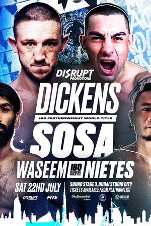 Постер: Jazza Dickens vs. Hector Andres Sosa