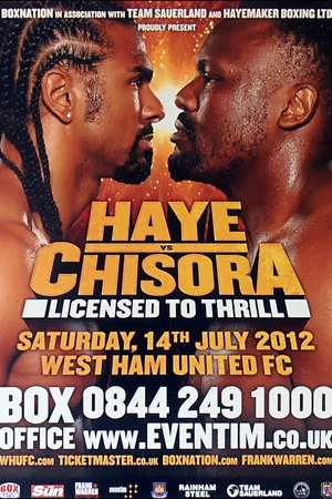 Постер: David Haye vs. Derek Chisora