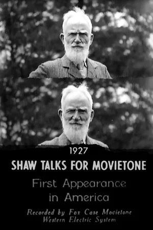 Постер: Shaw Talks for Movietone News