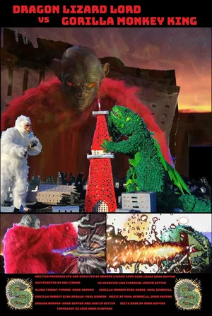 Постер: Dragon Lizard Lord vs. Gorilla Monkey King