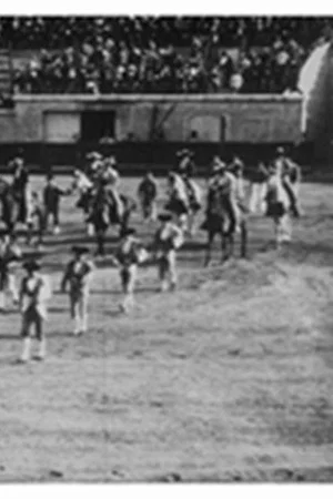 Постер: Sortie de la Quadrille et commencement de la course (Vue de trois quarts)