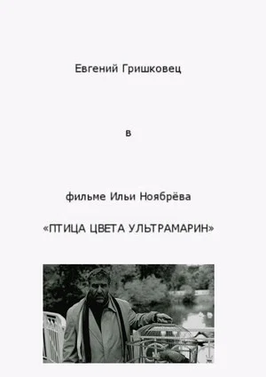 Постер: Птица цвета ультрамарин