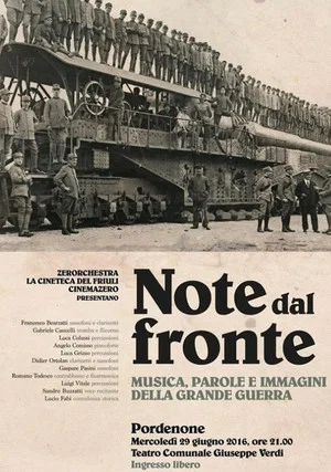 Постер: Notes from the front: music, words and images of the great war