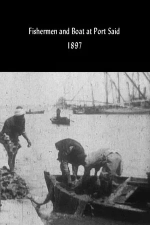 Постер: Fishermen and Boat at Port Said