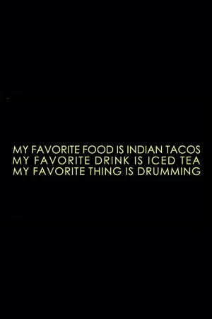 Постер: My Favourite Food Is Indian Tacos, My Favourite Drink Is Iced Tea and My Favourite Thing Is Drumming