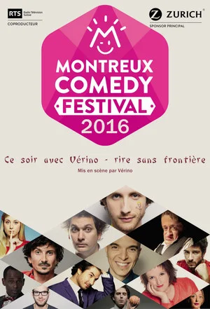 Постер: Montreux Comedy Festival 2016 - Ce soir avec Vérino : rire sans frontière