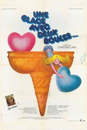 Постер: Une glace avec deux boules...