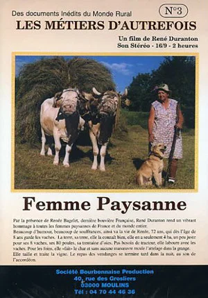 Постер: Les métiers d'autrefois : Femme Paysanne