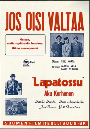 Постер: Jos oisi valtaa…