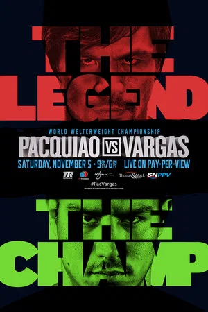 Постер: Manny Pacquiao vs. Jessie Vargas