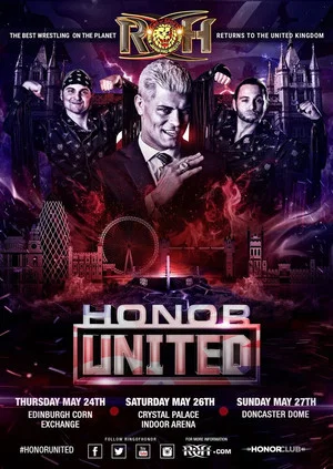 Постер: ROH: Honor United - London