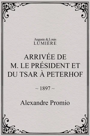 Постер: Arrivée de M. le président et du tsar à Peterhof