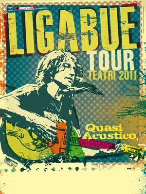 Постер: LIGABUE - Quasi Acustico - Tour Teatri 2011
