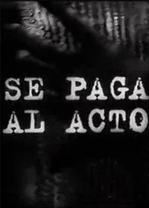 Постер: Se paga al acto
