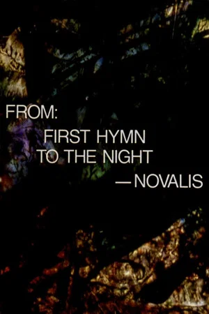Постер: From: First Hymn to the Night – Novalis