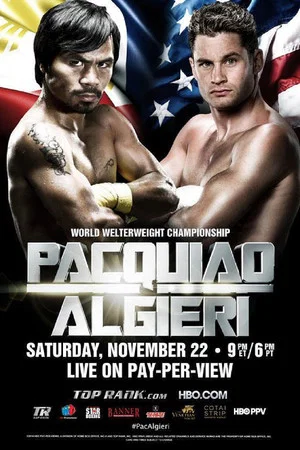 Постер: Manny Pacquiao vs. Chris Algieri