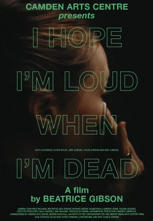Постер: I Hope I'm Loud When I'm Dead