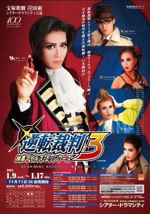 Постер: Phoenix Wright 3: Public Prosecutor Miles Edgeworth